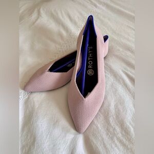 ROTHY'S The Point Petal Pink Flats Size 7.5